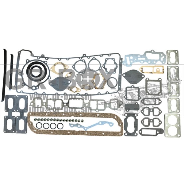 Full engine gasket set for Opel CIH e A400 16 V engines (no head gasket)
