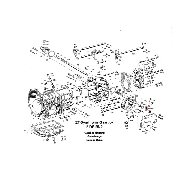 Rotula alberino selezione per cambio ZF 5DS-25/2