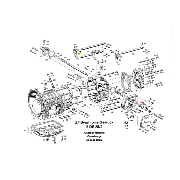 4th/5th fork for ZF 5DS-25/2 gearbox