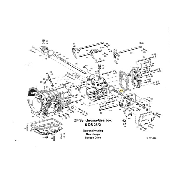 Rondella per albero selezione per cambio ZF 5DS-25/2