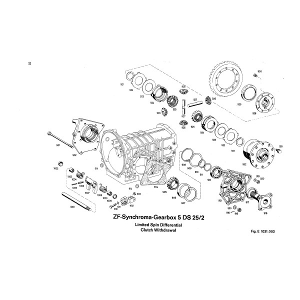 Kit bulloni per coperchio cambio ZF 5DS-25/2