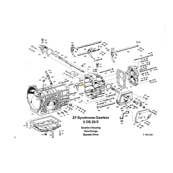 Molla ditale retromarcia per cambio ZF 5DS-25/2