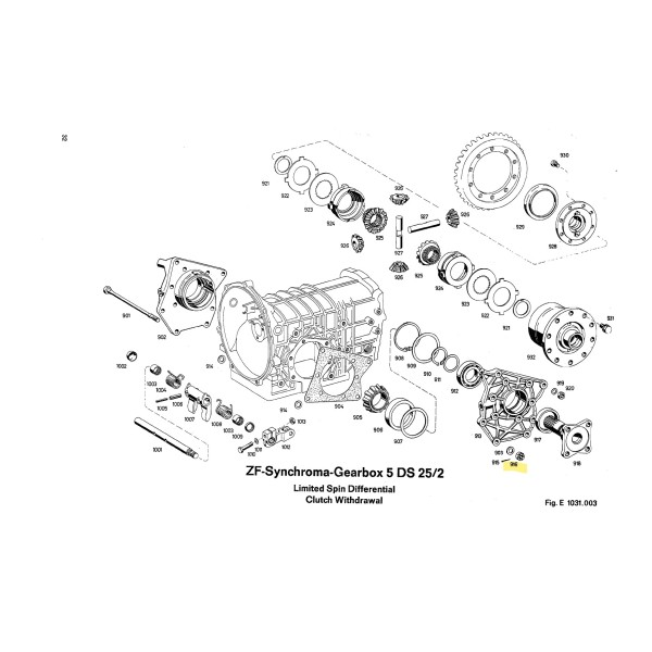 for ZF 5DS-25/2 gearbox